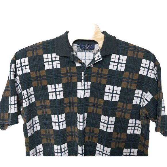 Vintage 1980’s CZ Basics Polo Made In USA Mens XL - Picture 1 of 8